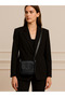 Women's Black Leather Shoulder Bag