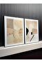 Metal Framed Real Glass Table Grelessap Set of 2 - 2