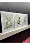 Botanika 3-Piece Decorative Painting Set with Metal Frame and Glass - 4
