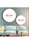 Metal Framed Real Glass Round Table Vanensia Set of 2 - 2