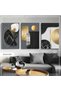 Metal-Framed Real Glass Wall Art BalechinS 3 Piece Set - 3