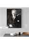 Single Mustafa Kemal Atatürk Painting with Metal Frame and Real Glass