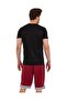 Men's Polyester White Striped Basketball Shorts - 2