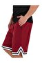 Men's Polyester White Striped Basketball Shorts - 3