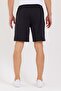 Men's Reflective Logo Regular Fit Sports Shorts with Pockets - 7
