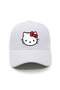White Hello Kitty Face Hat - 2