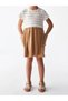 Girl's Cotton Striped Bonibon Dress - 5