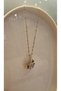 Stylish, Mondern Chain ​​And Zircon Stone, Luck Theme Steel Necklace with Clover Details - 3