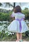 Cream Daisy Vintage Baby Girl Dress,Birthday Dress,Photo Shoot Dress,0-12 Years Suitable - 4