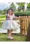 Cream Daisy Vintage Baby Girl Dress,Birthday Dress,Photo Shoot Dress,0-12 Years Suitable - 6