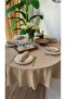 İnci Dertsiz Oval Tablecloth Beige - 7