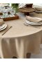 İnci Dertsiz Oval Tablecloth Beige - 3