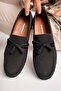 Genuine Leather Black Nubuck Men's Leather Casual Shoes Mrd25-0489