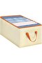 Large PU leather fabric storage box