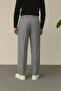 Men's Gray Color Pleated Lycra Comfortable Fit Baggy Fabric Trousers - 6