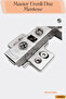 Master Brake Piston Flat Hinge (10 Pieces) - 8