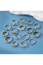 16 Pieces Gold Color Joint Ring Set Vip Enamel Multi Combination Women's Ring Set-27 - 6