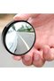 2Pcs Off-Vehicle Wide-Angle Mini Mirror Auto Blind Spot Rearview Mirror Set for Bureau Home Office Car - 4