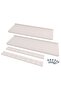 2-Tier Floating Wall Shelves 2 pcs Stainless Steel 200x30 cm - 2