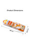 12 - Pack 2B Pencils w/ Eraser Includes Sharpener - Orange - 5