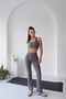 Gray Spanish Legs Yoga Leggings - 3