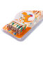 12 - Pack 2B Pencils w/ Eraser Includes Sharpener - Orange - 4