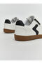 White Lace-up Women's Sports Shoes - 5