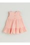 Lcw Baby Pink Crew Neck Basic Baby Girl Dress - 6