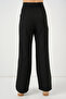 6638 High Waist Palazzo Trousers - D. Black - 7
