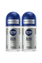 MEN Silver Protect, Antiperspirant for Men, Antibacterial, Roll-on 50ml, Pack of 2