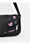 Black Kuromi Printed Girl's Shoulder Bag and Wallet - 3