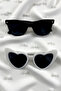 White Heart Bride Groom Glasses, Binary Bride Current after Party Wedding Henna Leisure Glasses - 2