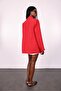 Red 100% Raw Linen Jacket - 6