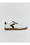 White Lace-up Women's Sports Shoes - 2