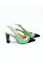 Women's Genuine Leather Heeled Shoes - 2