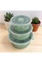 Maisone 3-Piece Practical Plastic Storage Container Set – 3 Different Sizes – Colorful Lid – Food Storage Box - 2