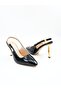 Women's Genuine Leather Heeled Shoes - 3