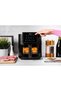 Digital Slim Air Fryer, 5L Capacity with Clear Window & Internal Light, Large Basket, Spac - 4