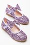 Very Stylish and Very Comfortable Insole Orthopedic Children's Daily Glittery Bow Tie Ballerinas - 2