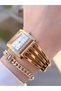 By Revello Grinicci Rib Design 2 Years Warranty 3 Atm Water Resistant Women Wristwatch Grc.102.M01 - 2