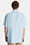 Men's Relax Fit Comfortable Modal Fabric Single Pocket Short Sleeve Blue Shirt - 5