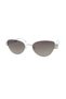 Fl 971 120g 54 Women's Oval Gold Metal Sunglasses