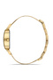 Luxury Stone Oval Case Wicker Metal Cord Women's Wrist Watch Gold Color Pl-1546B1X - 4