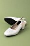 Women's Genuine Leather Classic Heeled Shoes Vdt.63 - 4