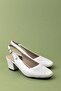Women's Genuine Leather Classic Heeled Shoes Vdt.63 - 2