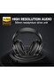 Over Ear Wired Hi-Fi Studio Headphones 50mm Speaker 1/4 inch 6.35mm Jack Adapter Free Closed - 5