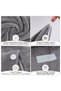 1pcs Grey Microfiber Hair Towel, Hair Turbans for Wet Hair, Drying Hair Wrap Towels for Curly Hair W - 2