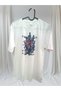 Football Printed White T-Shirt - 4
