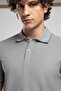 Rasco Men's Polo Neck T-Shirt Gray - 4