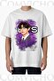 تي شيرت مطبوع بتصميم BTS V للجنسين